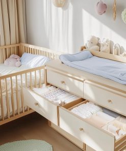 Alternative view of Criusia Drawer Organizer Clothes. 14 Pack Dresser Organizer for Baby Clothes. Underwear. Sock- Foldable Closet Organization and Storage Dividers Bins for Nursery. Bedroom and Dorm (Beige)