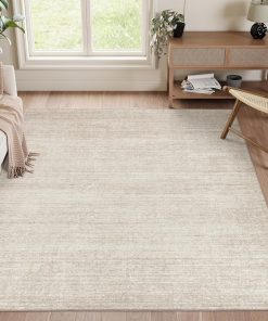 Valenrug Washable Rugs 5x7 - Stain Resistant 5x7 Area Rugs for Living Room. Non Slip Backing Printed Rugs for Bedroom. Folable Machine Washable Area Rug (5'x7'. Beige)